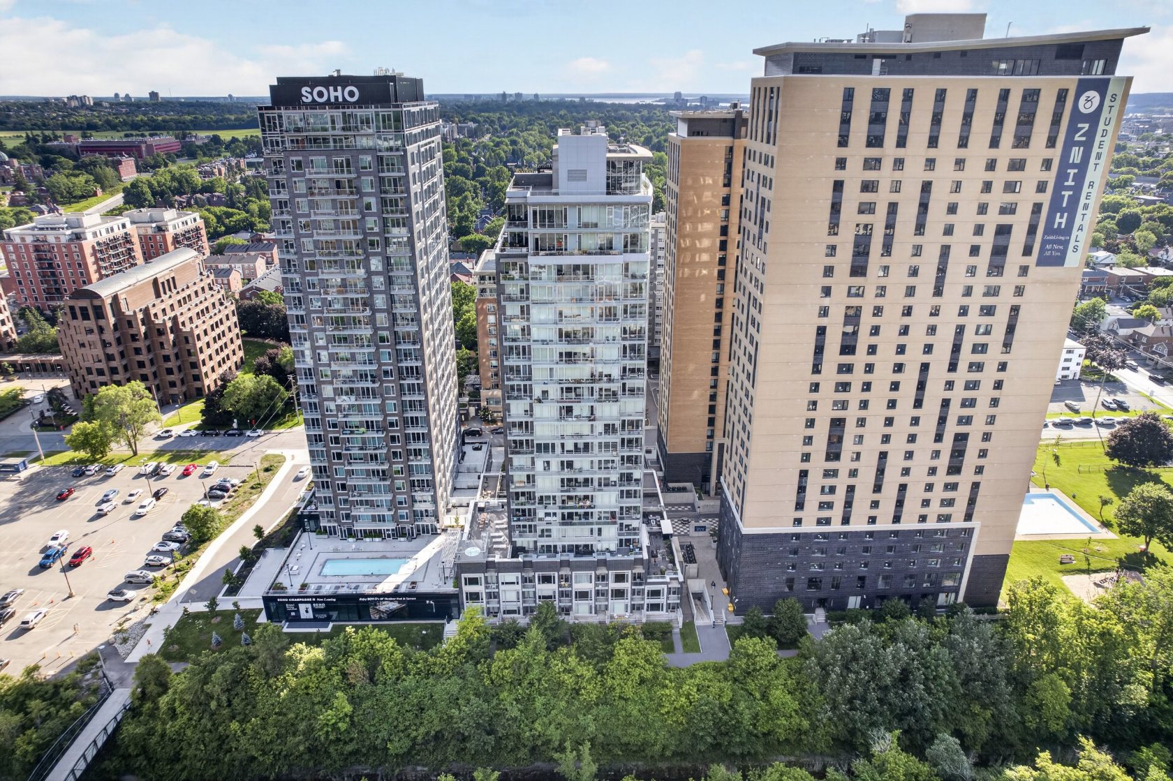 Building and LRT proximity